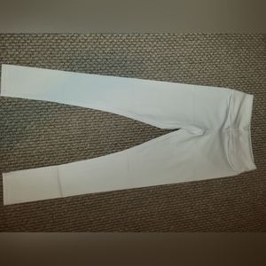 Womens athletic leggings white size S NWOT